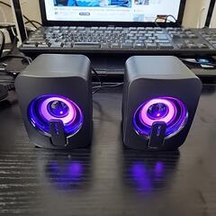 LEDライトスピーカー　新品の画像