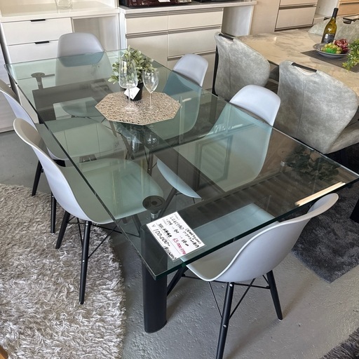 リプロ ガラスダイニングテーブル LC6 LC6ダイニングテーブル 180 - LC6 Dining Table 180