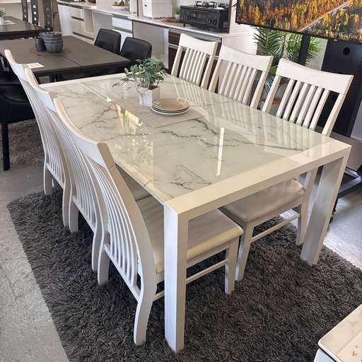 伸張式　ダイニングテーブルセット