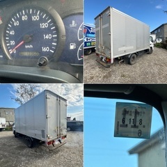 キャンター 2t 箱車 13万キロ！ 4WD ディーゼル 運送 貨物 アルミバン FUSO 三菱 の画像