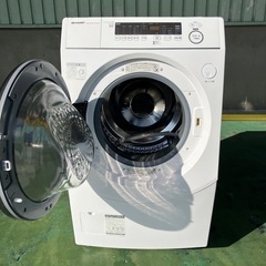 【予約必須】ドラム式電気洗濯乾燥機10kg、左開き