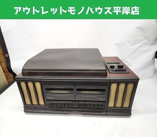現状品 コロンビア 卓上型ステレオシステム カセットラジオ付きレコードプレーヤー GP-W14 コロムビア 昭和レトロ 札幌市 平岸店