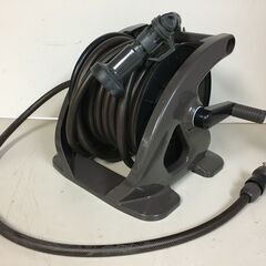 A2523　高儀　散水ホースリール　ブラウン　20ｍ　ホース　タ...