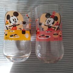 ミッキ&ミニー グラス