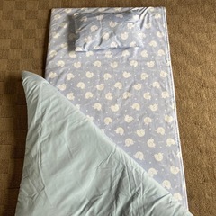 子供　お昼寝布団　7点セット　一部未使用
の画像