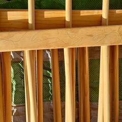 ベビーサークル 木製の画像