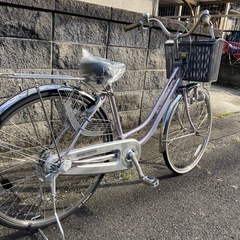 【26インチ自転車】美品❗️内装3段変速　ステンレス製　リヤタイヤ、サドル新品❗️若林自転車　浜大津店　SALE中❗️の画像