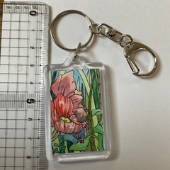 ハンドメイド　原画キーホルダーの画像