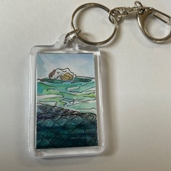 ハンドメイド　原画キーホルダーの画像
