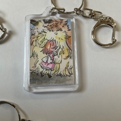 ハンドメイド　原画キーホルダーの画像