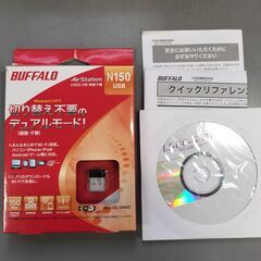 BUFFALO USB2.0無線子機、品名WLI-UC-GNM2...