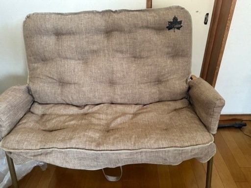 キャンプ用折りたたみベンチソファ