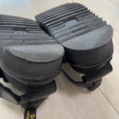 最終価格！　ドクターマーチン　サンダル　レザー　革　黒 　UK3 EU36 　 の画像
