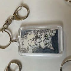 ハンドメイド　原画キーホルダー
の画像