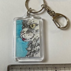 ハンドメイド　原画キーホルダー
の画像