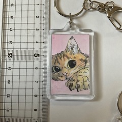 ハンドメイド　原画キーホルダー
の画像