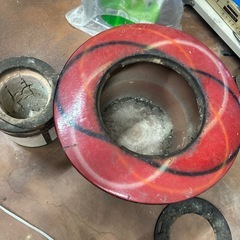 火鉢　レトロ　　練炭火鉢の画像