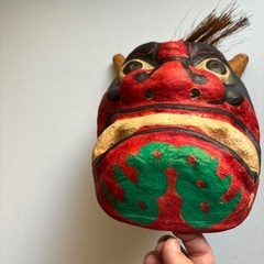 張子の鬼のお面の画像