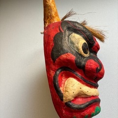 張子の鬼のお面の画像