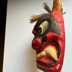 張子の鬼のお面の画像