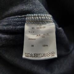美品！150☆デニムシャツの画像