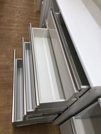 ★ジモティ割あり★ ニトリ　NITORI 食器棚 白　ホワイト W120×D51×H206 クリーニング済み SJ7369