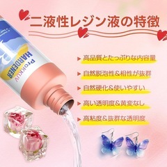 レジン液 大容量 エポキシ樹脂 2液性 473ml×2の画像