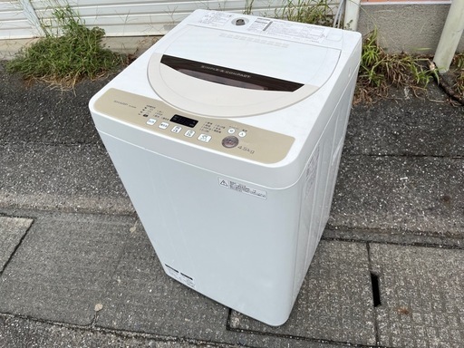 SHARP シャープ 4.5kg洗濯機 ES-GE45R 2016年製