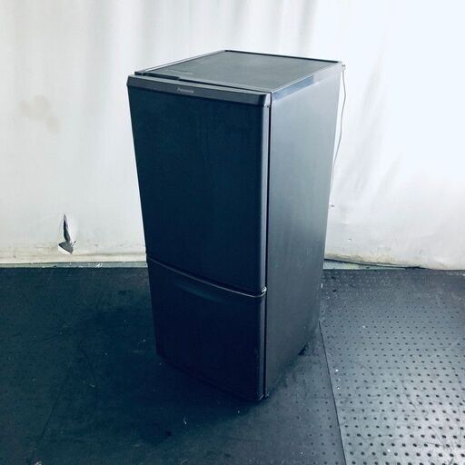 ID:rg219592 パナソニック Panasonic 冷蔵庫 一人暮らし 中古 2022年製 2ドア 138L マットビターブラウン ファン式 右開き NR-B14FW-T  【リユース品：状態C】【送料無料】【設置費用無料】
