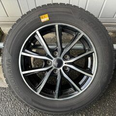 ホイール＆スタッドレスタイヤ 4本●2020年 ヨコハマタイヤ ice GUARD 205/65R16●16インチ 6.5J 114.3 +53の画像
