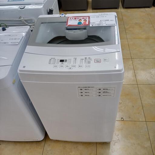 ★ジモティ割あり★ NITORI 洗濯機 ６kg ２2年製 ／クリーニング済み OJ6122