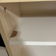本棚ホワイト＆木目調　の画像