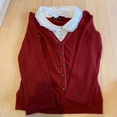 重ね着風ニット  Mサイズの画像