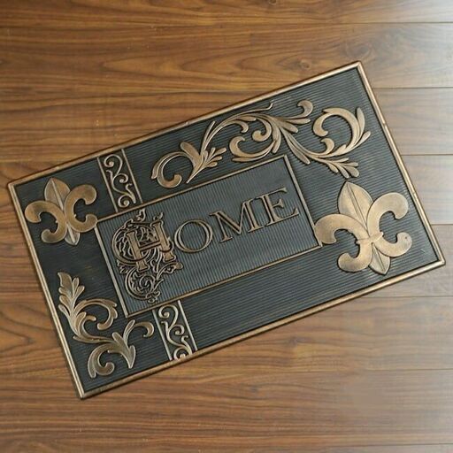 sk-dgm-96■玄関マット おしゃれ ラバーマット アロー ホーム HOME エントランス ゴム