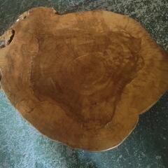 一枚板　木の机の画像