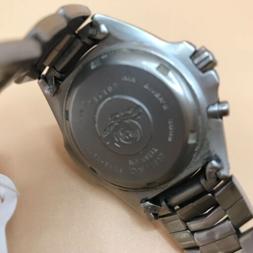 【ジャングルジャングル岸和田店】SEIKO　セイコー　チタニウム　腕時計　QZ　5M43－0B70　クオーツ
