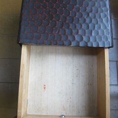 鎌倉彫小引き出し♪二段♪小物入れの画像