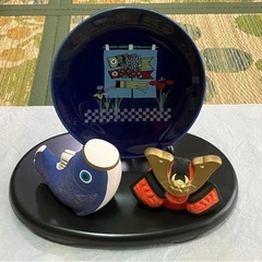 （決まりました）五月飾りセット/鯉のぼり/兜/絵皿/こどもの日