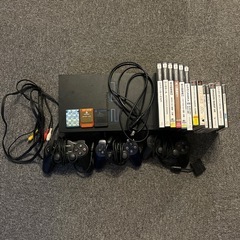 動作品プレステ2本体、ソフト13本セット