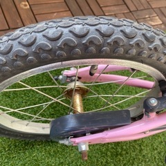 ルイガノ　16インチ　ピンク　自転車の画像