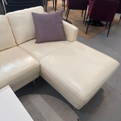 IDC大塚家具 カウチソファ ホワイト