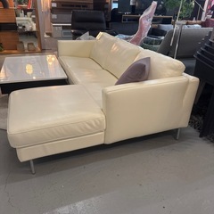 IDC大塚家具 カウチソファ ホワイト