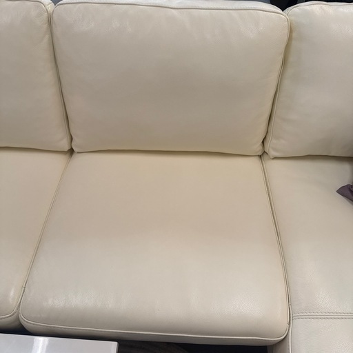 IDC大塚家具　カウチソファ　ホワイト