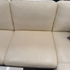 IDC大塚家具 カウチソファ ホワイト