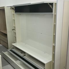 ★ジモティ割あり★  テレビボード  H180×D47×W230 クリーニング済み TC1706の画像
