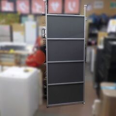 全身ミラー 鏡 姿見 突っ張り式  大型ミラー 壁面ワイドミラー ダンスミラー パーテーション 大型鏡 幅80×高さ180㎝ 西岡店の画像