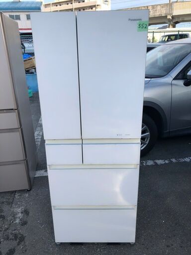NO 552 北九州市内配送設置無料✨　パナソニック パナソニック パーシャル搭載冷蔵庫 NR-SPF453X-W 450L