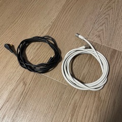 アンテナケーブルL字差込式-ネジ式 テレビ用 地デジ/BS/CS...