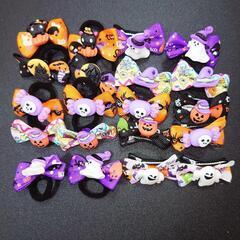 ハロウィン用髪留めゴム・クリップ