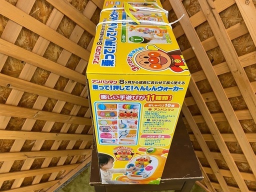 【愛品館 江戸川店】アガツマ ピノチオ アンパンマン 乗って押してへんしんウォーカー 未使用品 ID:110-025034-007